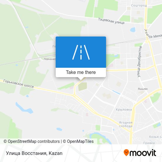 Улица Восстания map