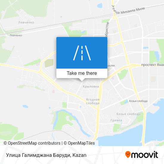 Улица Галимджана Баруди map