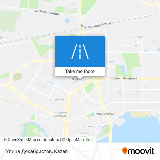 Улица Декабристов map