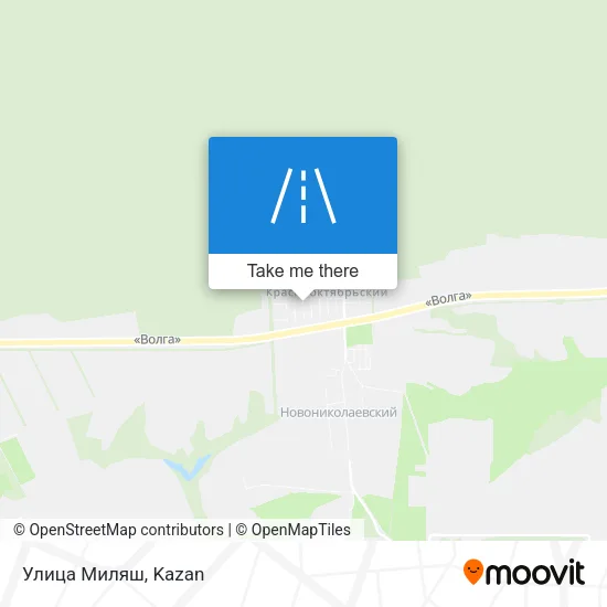 Улица Миляш map