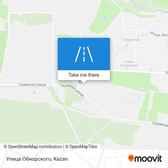 Улица Обнорского map