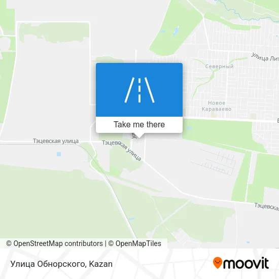 Улица Обнорского map