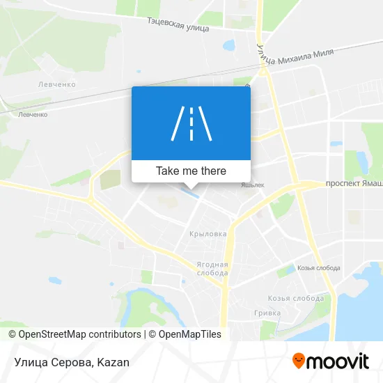 Улица Серова map