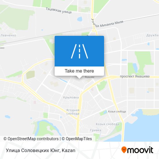 Улица Соловецких Юнг map