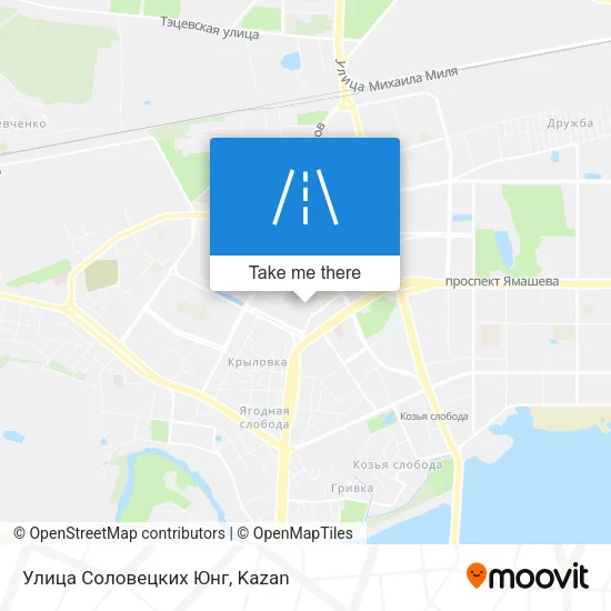 Улица Соловецких Юнг map