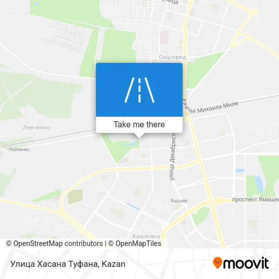 Улица Хасана Туфана map