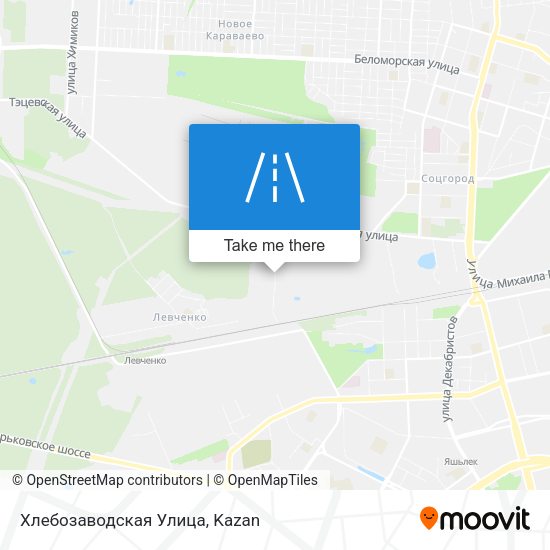 Хлебозаводская Улица map