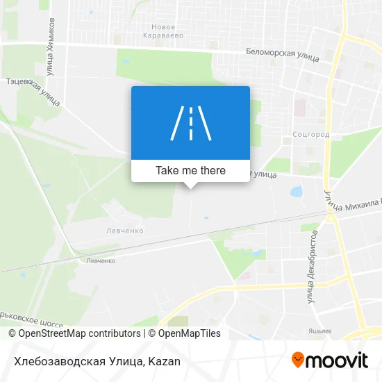 Хлебозаводская Улица map