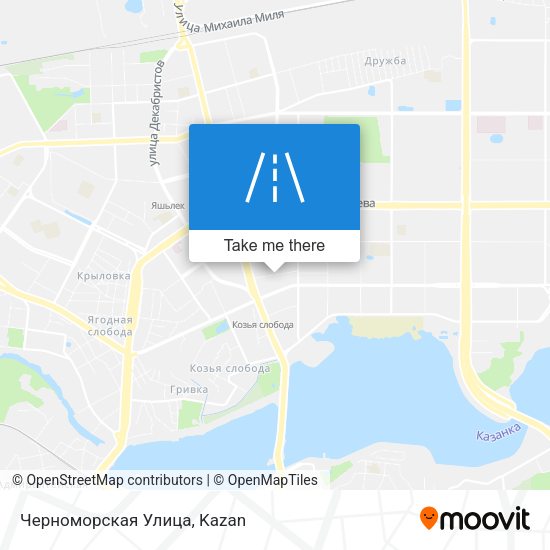 Черноморская Улица map