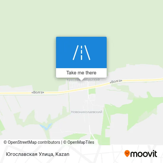 Югославская Улица map