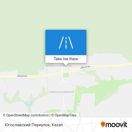 Югославский Переулок map