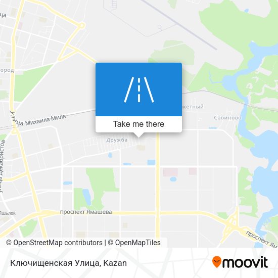 Ключищенская Улица map
