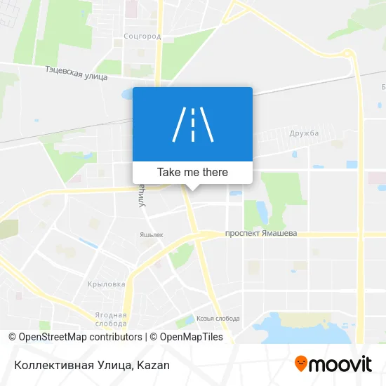 Коллективная Улица map