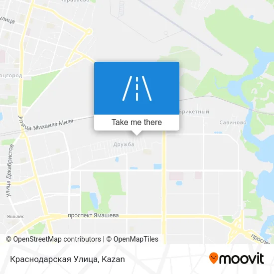 Краснодарская Улица map