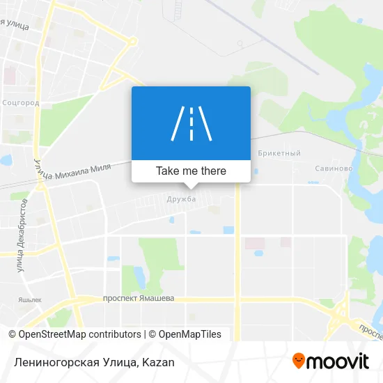 Лениногорская Улица map