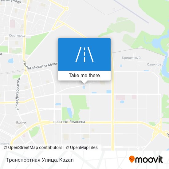 Транспортная Улица map