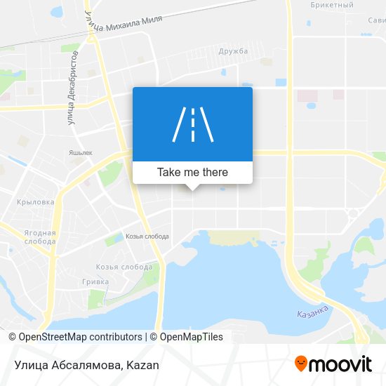 Улица Абсалямова map