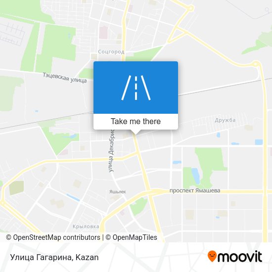 Улица Гагарина map