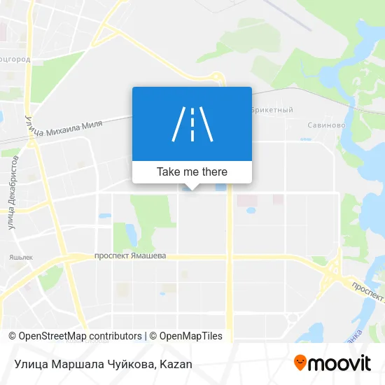 Улица Маршала Чуйкова map