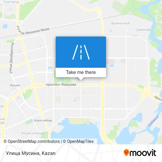 Улица Мусина map