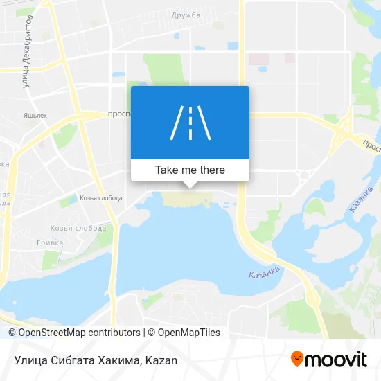 Улица Сибгата Хакима map