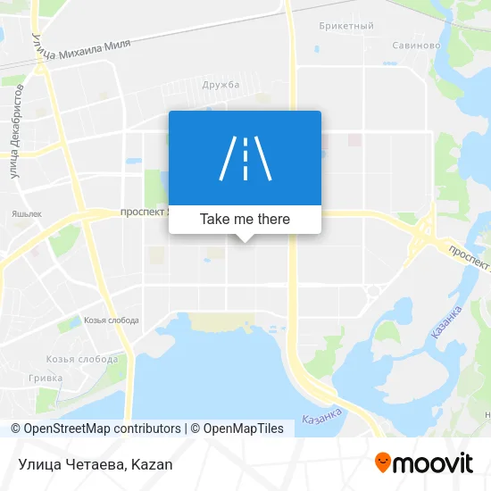 Улица Четаева map