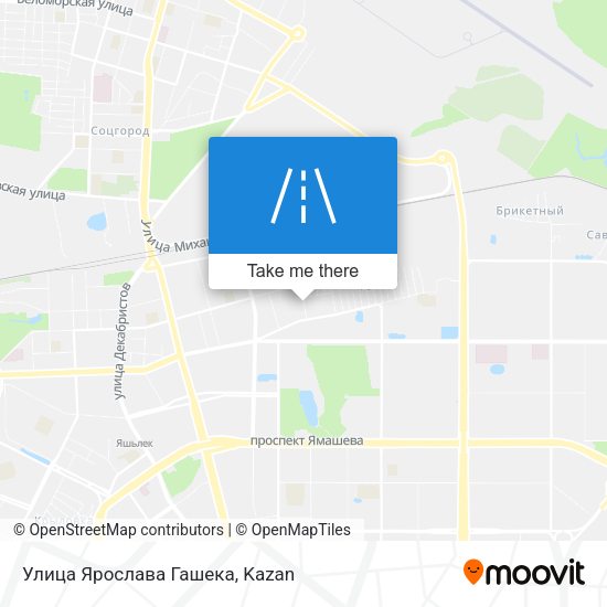 Улица Ярослава Гашека map