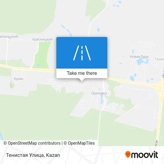 Тенистая Улица map
