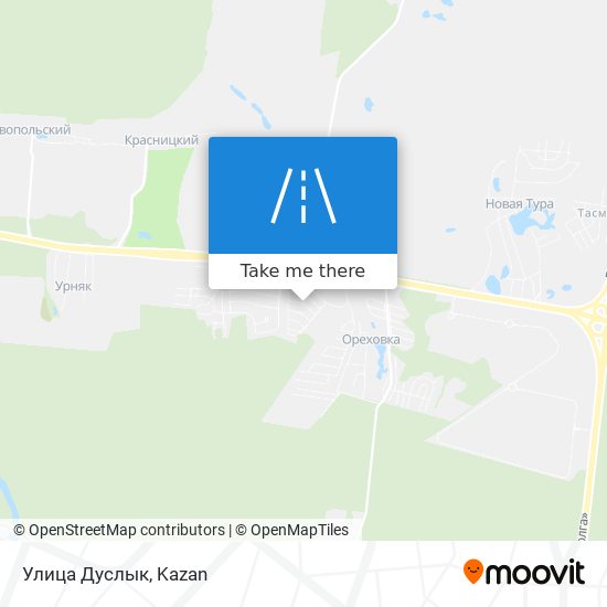 Улица Дуслык map
