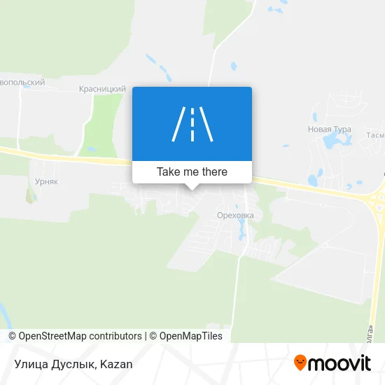 Улица Дуслык map