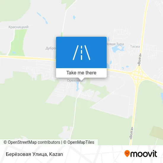 Берёзовая Улица map