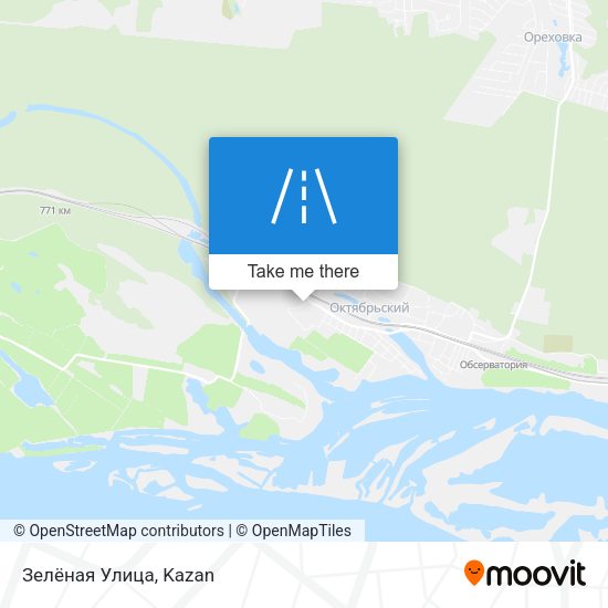 Зелёная Улица map