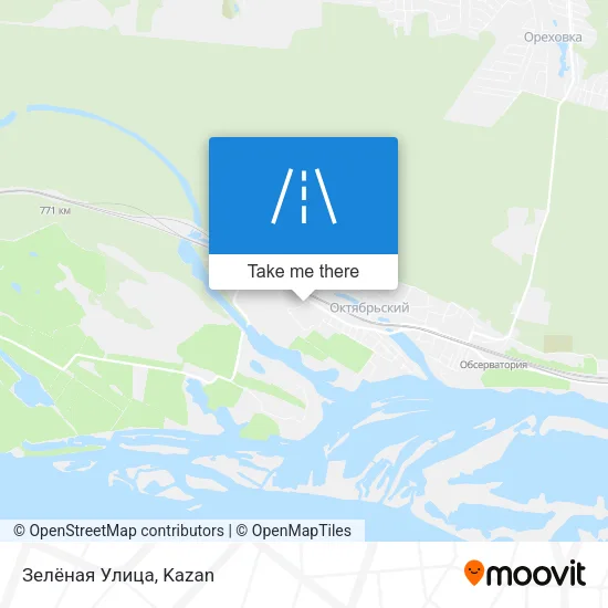 Зелёная Улица map