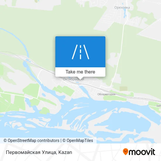 Первомайская Улица map