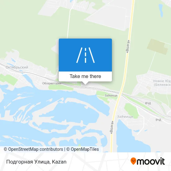 Подгорная Улица map