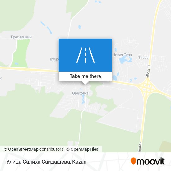 Улица Салиха Сайдашева map