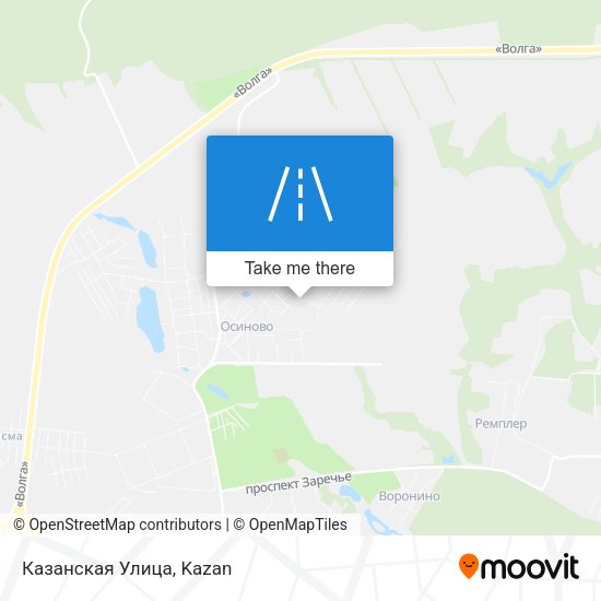 Казанская Улица map