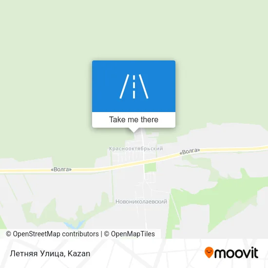Летняя Улица map