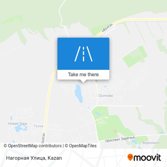 Нагорная Улица map