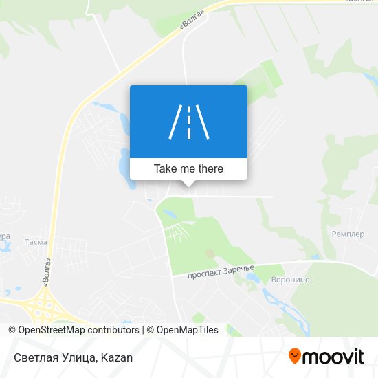 Светлая Улица map