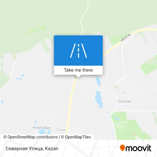 Северная Улица map