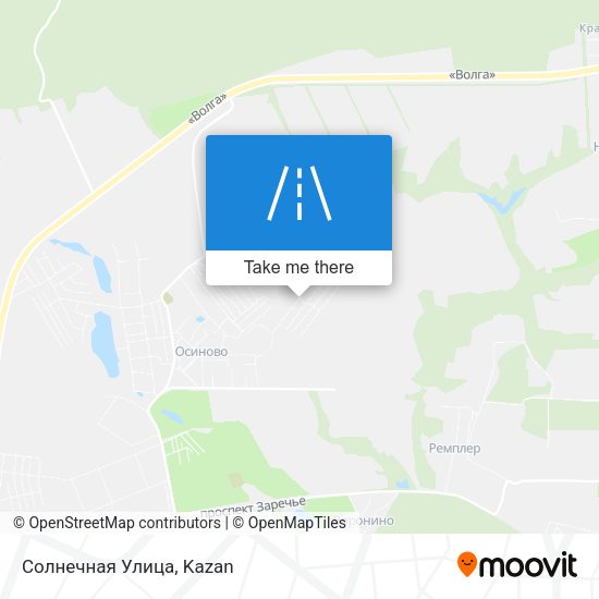 Солнечная Улица map
