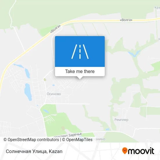 Солнечная Улица map