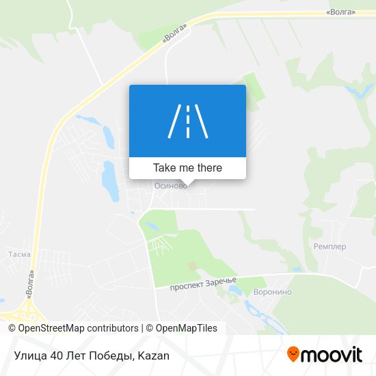Улица 40 Лет Победы map