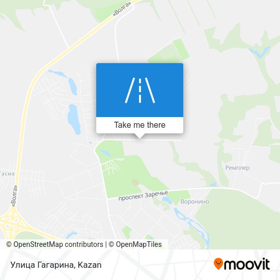 Улица Гагарина map