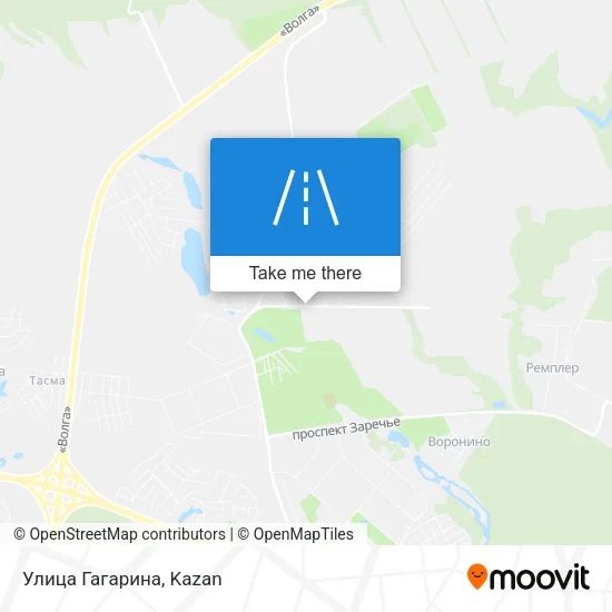Улица Гагарина map