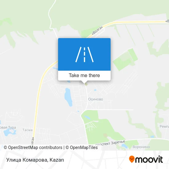 Улица Комарова map