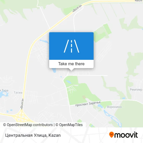 Центральная Улица map