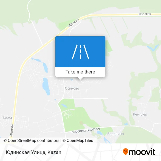 Юдинская Улица map