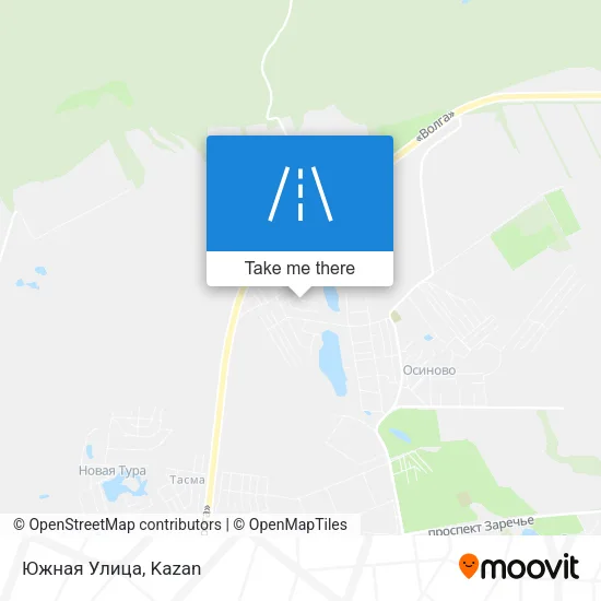 Южная Улица map